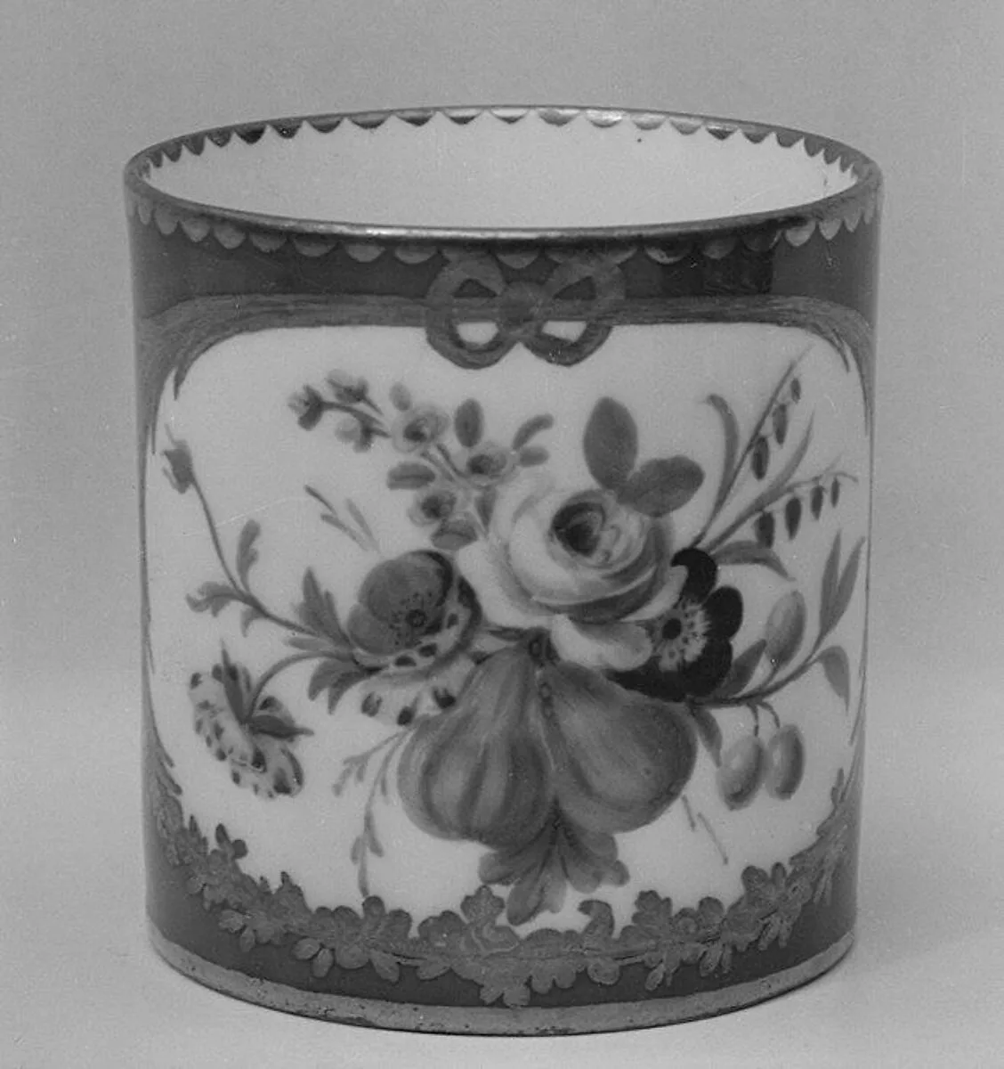 Cup (gobelet litron) (one of nine) (part of a service) — Sèvres Manufactory|Cyprien-Julien Hirel de Choisy|Etienne-Gabriel Girard