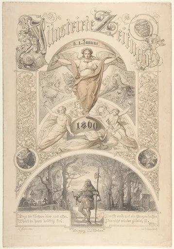 Cover design for the "Illustrirte Zeitung"