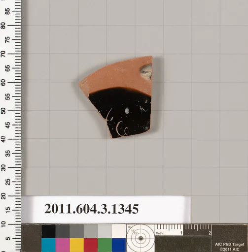 Terracotta fragment of a skyphos (deep drinking cup)