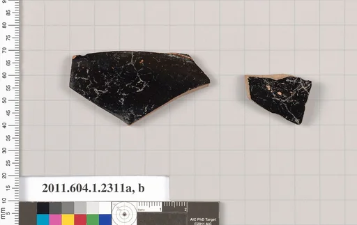 Terracotta fragments of kylikes(drinking cups)
