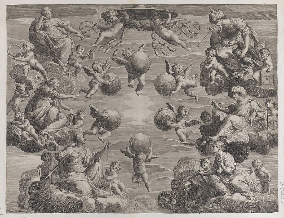 Allegory relating to the Medici family — Johann Friedrich Greuter|Pomarancio (Cristoforo Roncalli)