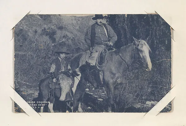 Little Junior Coghdan in "Whispering Smith" from Western Stars or Scenes Exhibit Cards series (W412) — Unknown