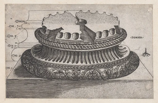 Speculum Romanae Magnificentiae: Ionic base