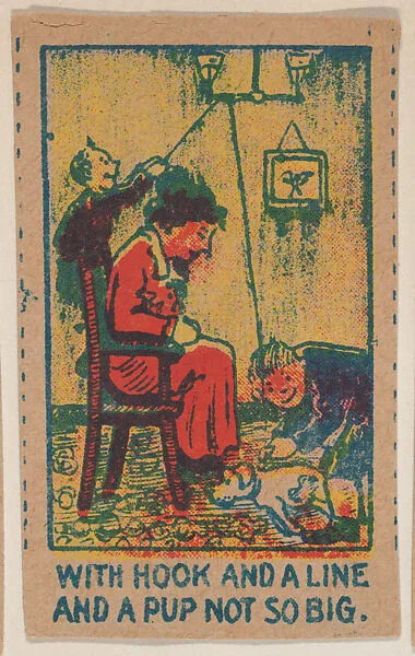 Trade card from the Fat and Skinny Their Little Pup Too series (W500) — Unknown