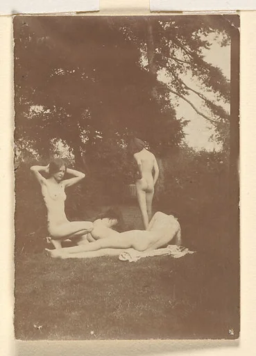 [Cavorting by the Pool at Garsington]