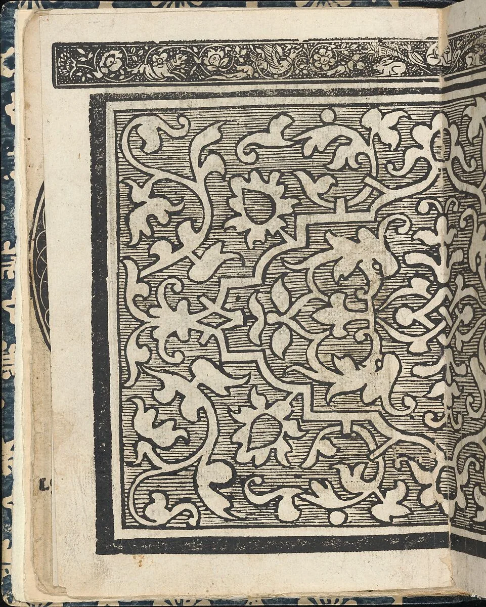 Essempio di recammi, page 6 (verso) — Giovanni Antonio di Nicolini da Sabio e i fratelli|Giovanni Antonio Tagliente
