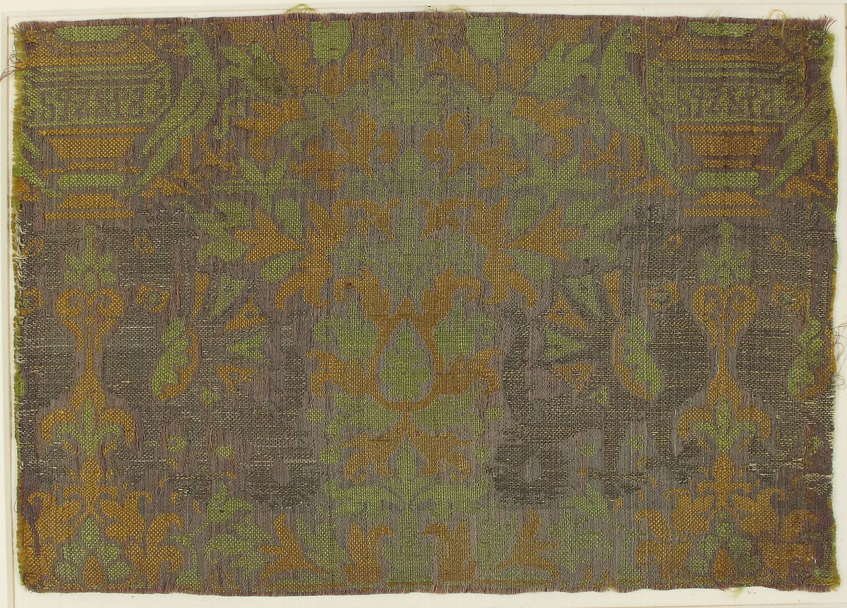 Textile with Plants and Animals — Unknown