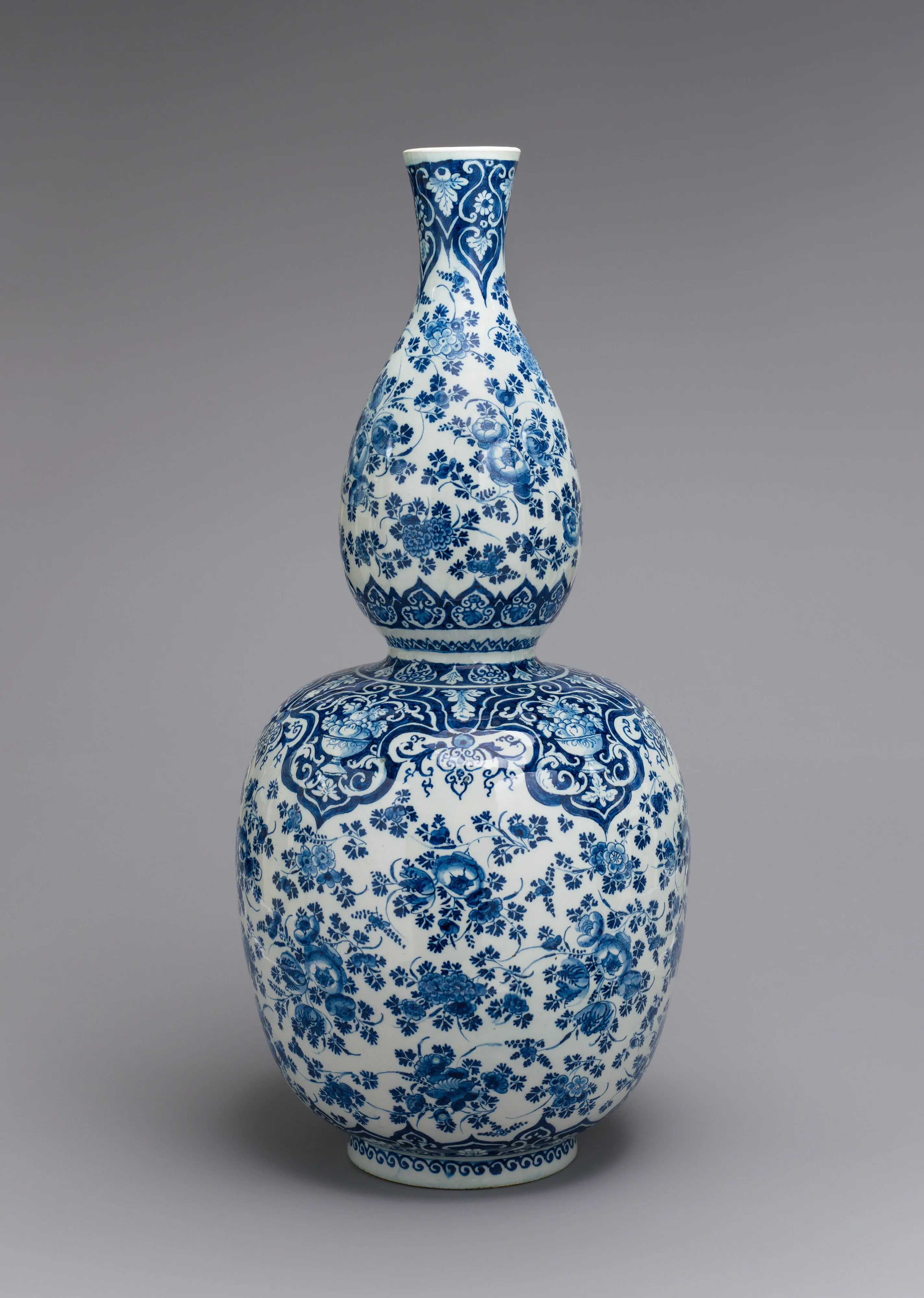 Double-gourd vase (one of a pair, part of a garniture) — Lambertus van Eenhoorn|De Metaale Pot Factory