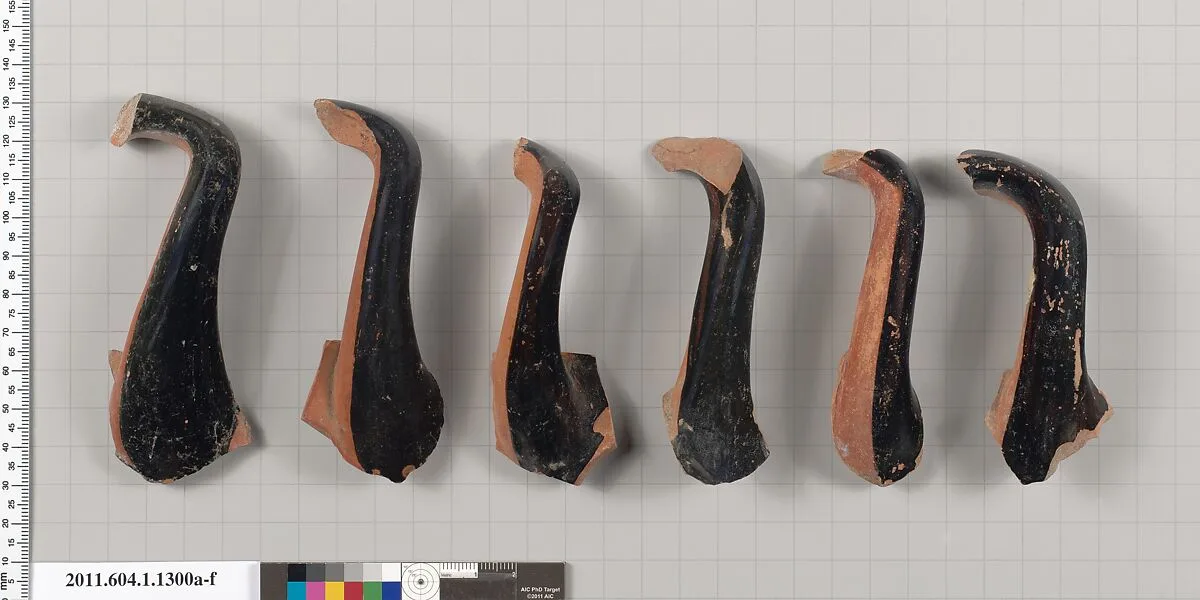 Terracotta fragments of kylikes (drinking cups) — Unknown