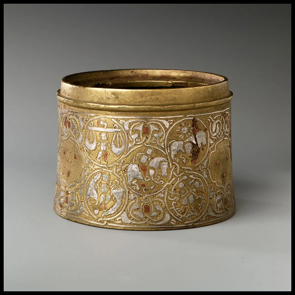 Inkwell with Twelve Zodiac Medallions — Unknown
