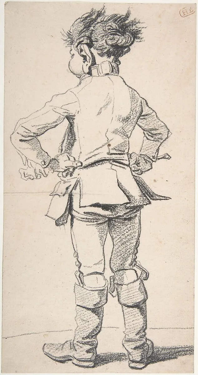 Back View of a Roman Servant Boy — François André Vincent