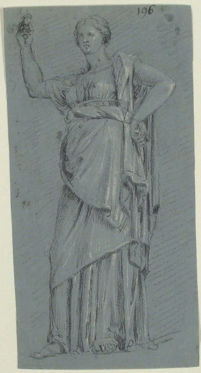Drawing after the "Juno Cesi" — Anonymous, French, 18th century