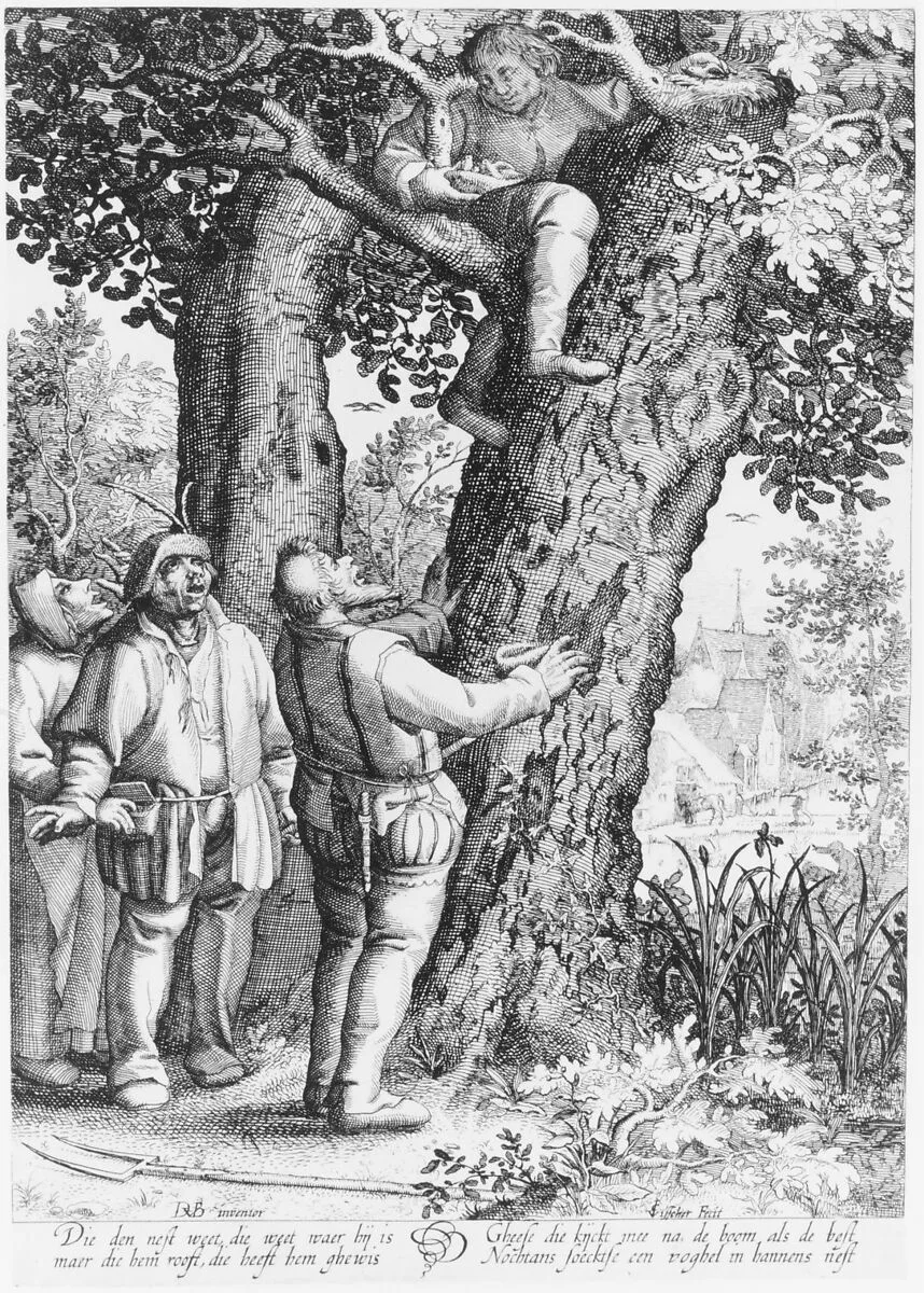 The Bird Nester — David Vinckboons|Claes Jansz. Visscher