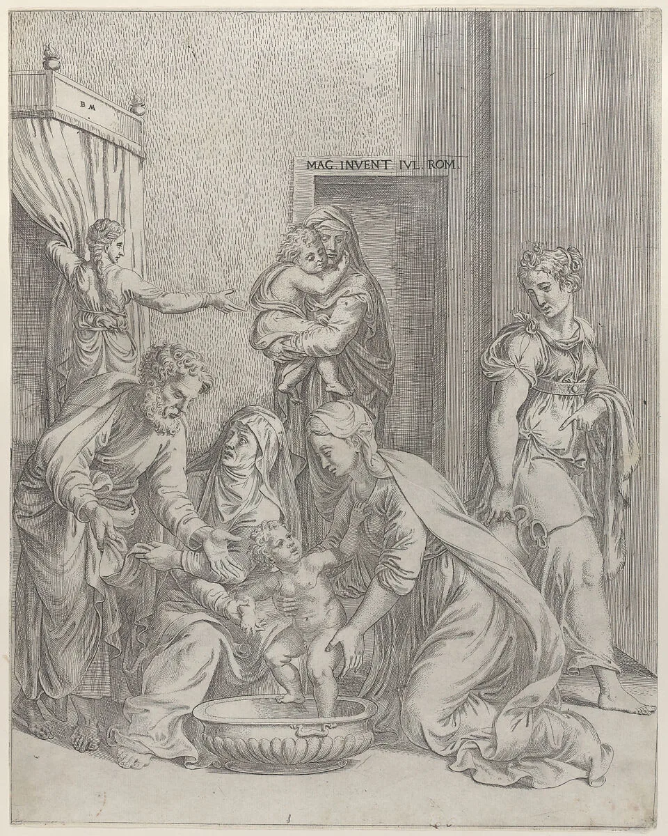 The Holy Family — Battista Angolo del Moro|Giulio Romano|Battista Mondella