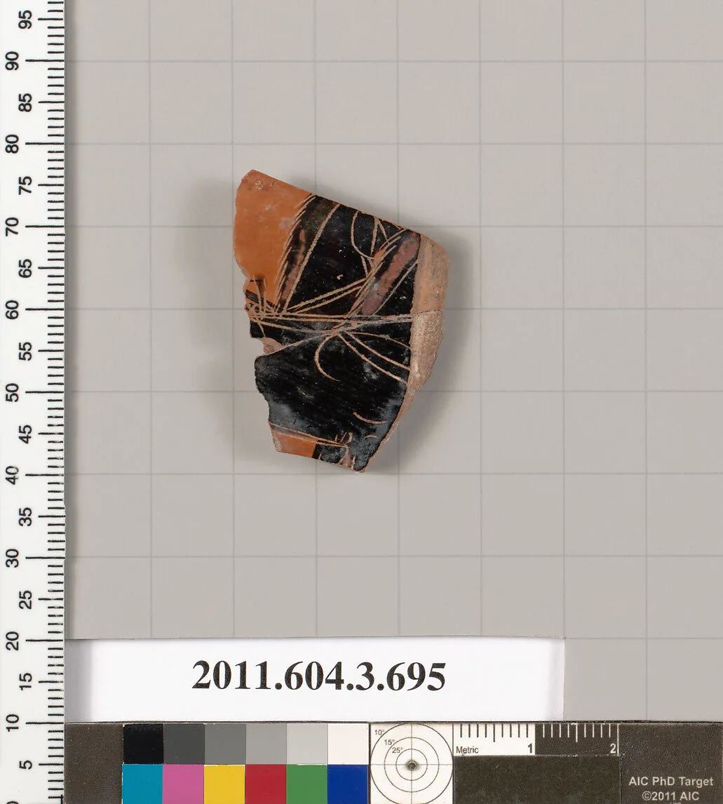 Terracotta fragment of a hydria (water jar) — Unknown