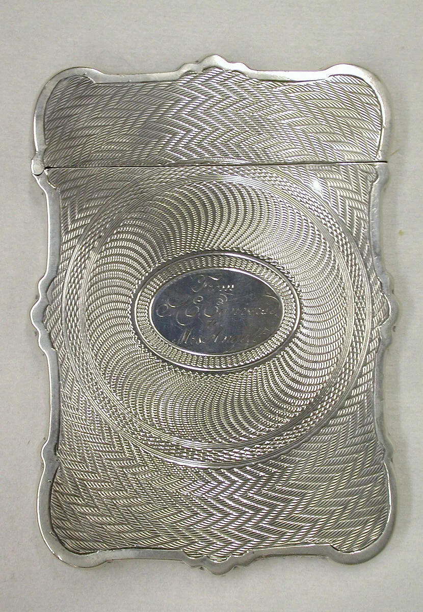 Card case — Albert Coles