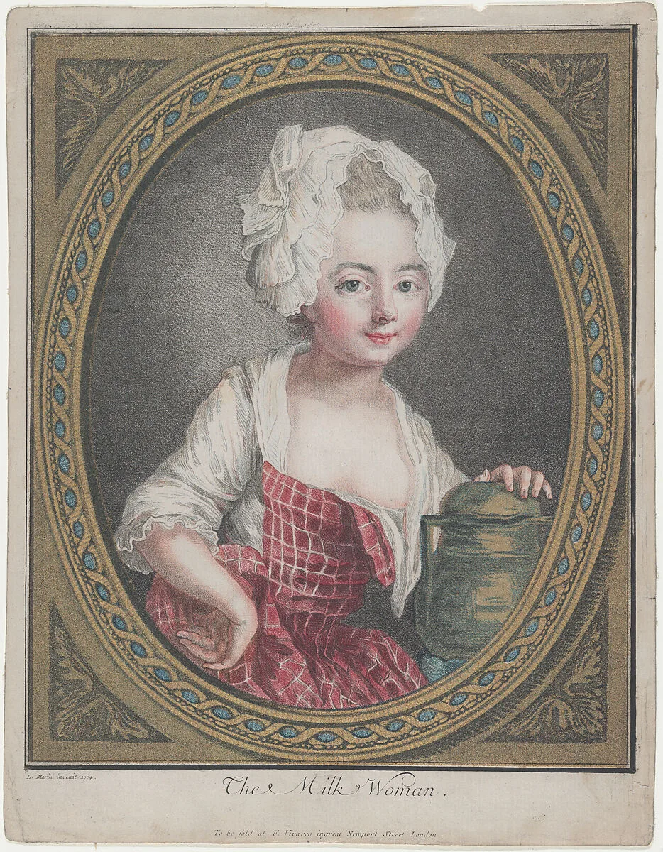 The Milk Woman — Louis Marin Bonnet