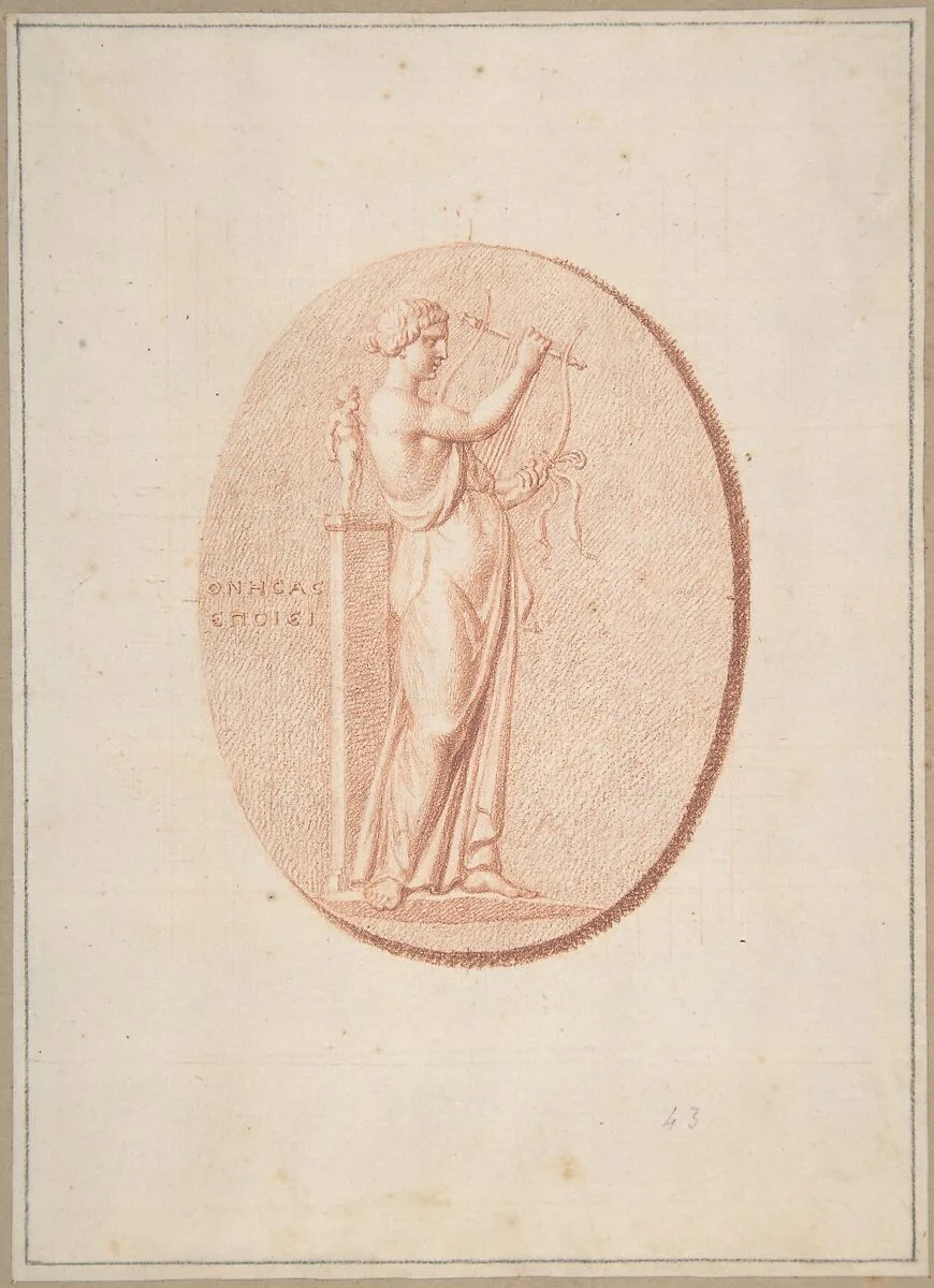 A Muse — Bernard Picart