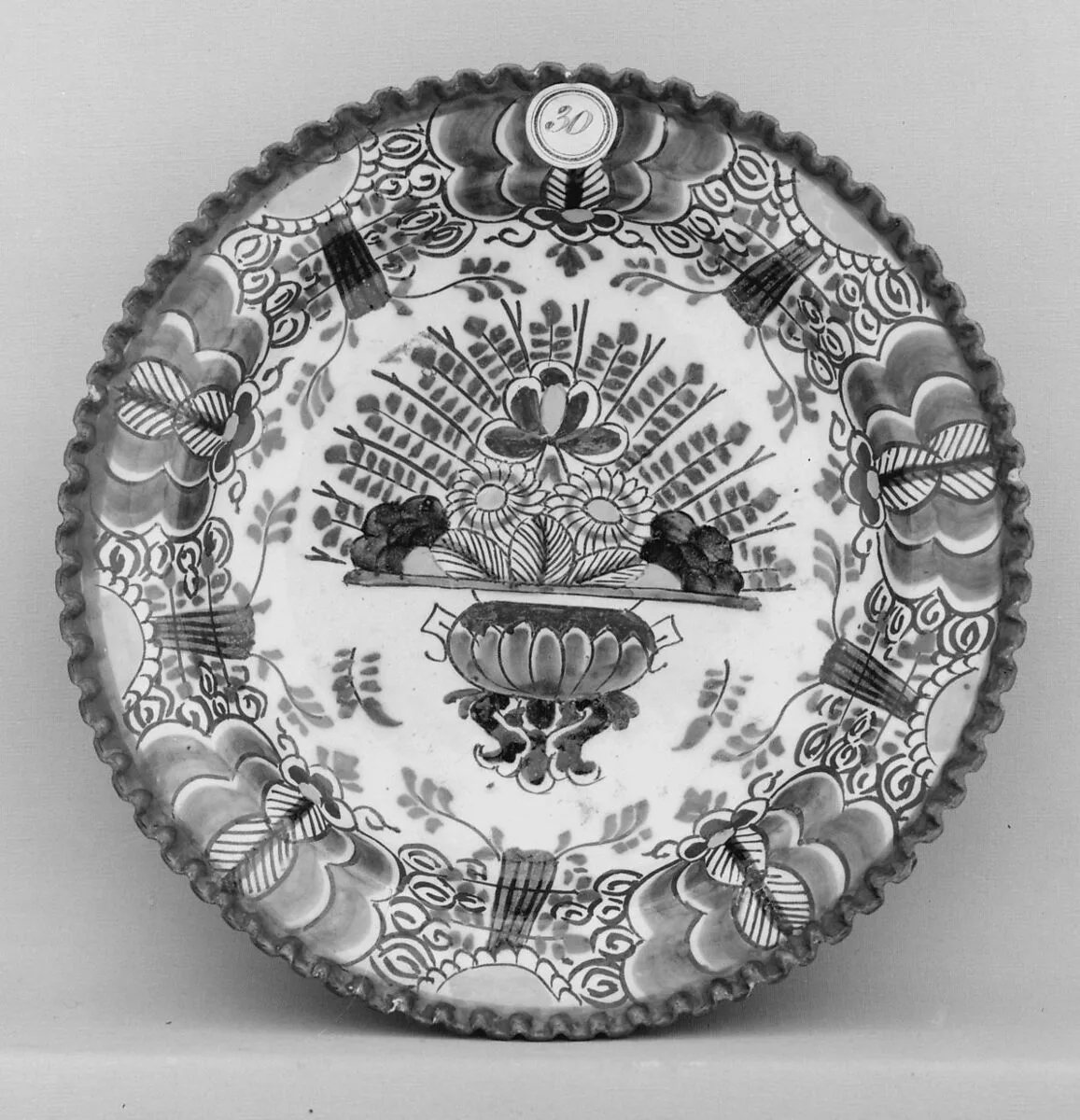 Plate — de Porceleyne Lampetkan