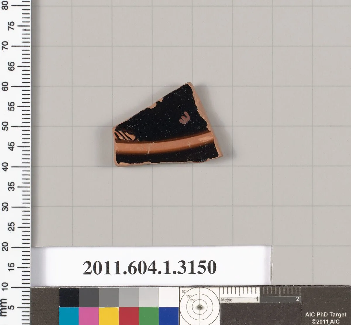 Terracotta fragment of a kylix (drinking cup) — Unknown