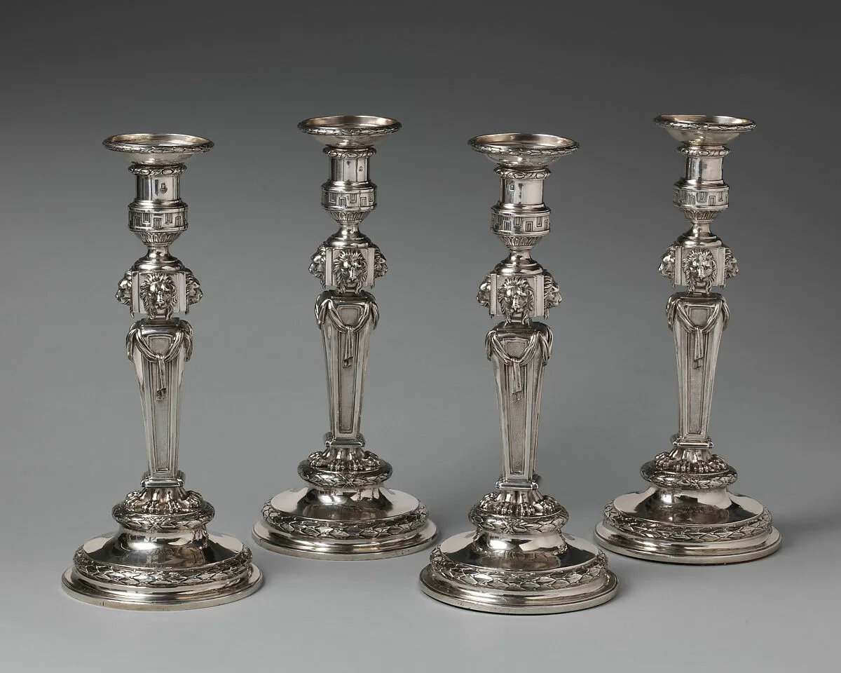 Set of four candlesticks — Thomas Heming