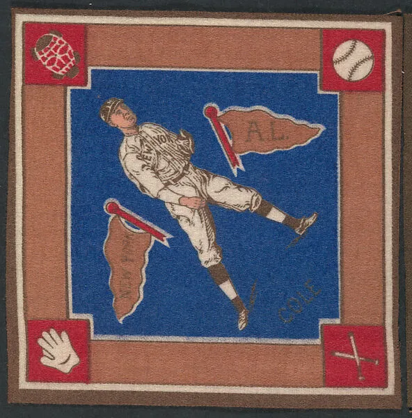 King Cole, New York, American League from Baseball Players Felt Blanket series (B18) — Unknown