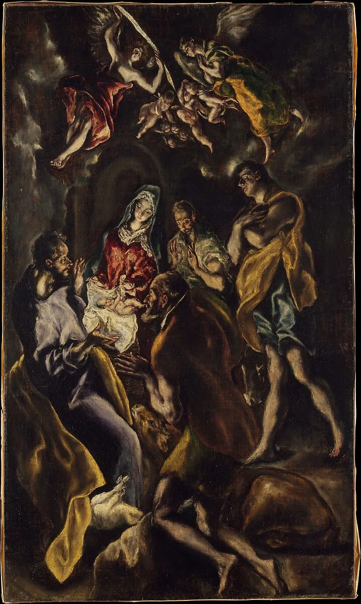 The Adoration of the Shepherds — El Greco (Domenikos Theotokopoulos) and Workshop