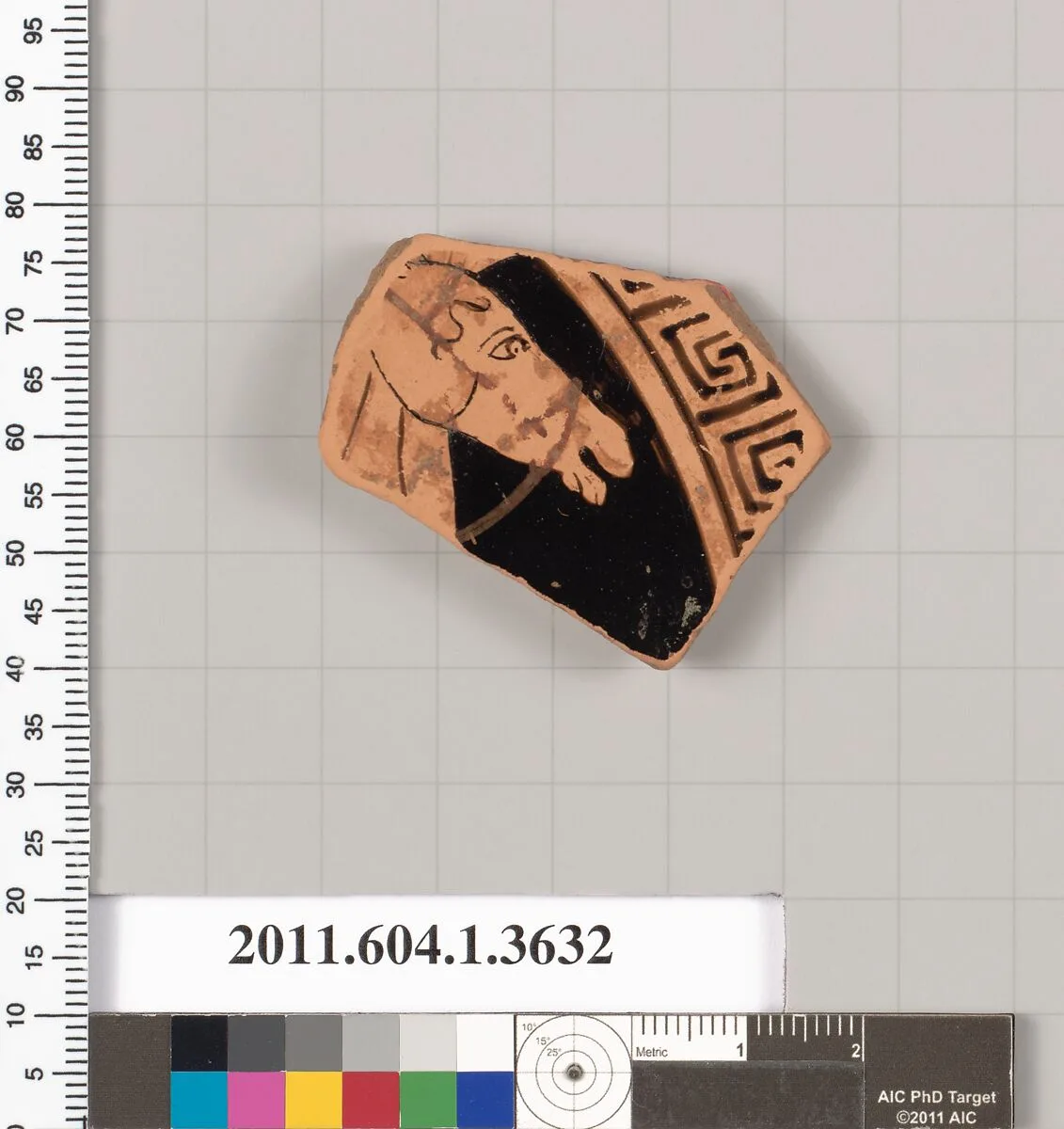 Terracotta fragment of a kylix (drinking cup) — Unknown