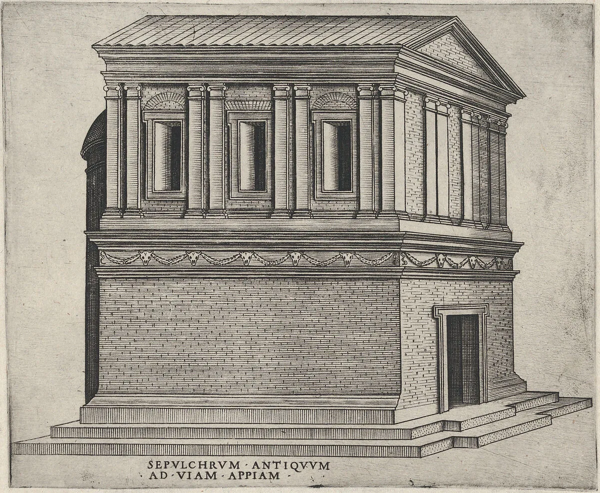 Sepulchrum Antiquum Ad Viam Appiam — Anonymous, Italian, 16th century