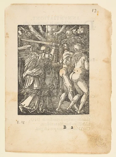 The Expulsion from Paradise, from "The Small Passion", edition Venice