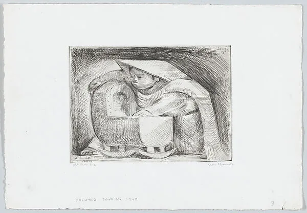 Mother and cradle II — Jean Charlot