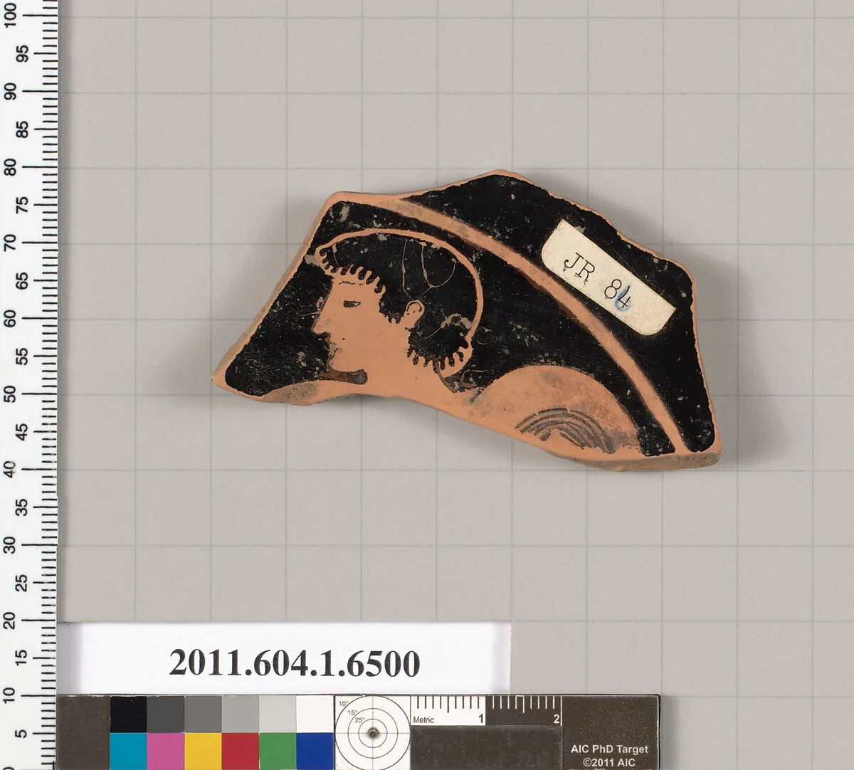 Terracotta fragment of a kylix (drinking cup) — Unknown