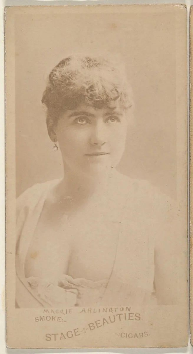 Maggie Arlington, from the Actresses series (N666) to promote Stage Beauties Cigars — Unknown