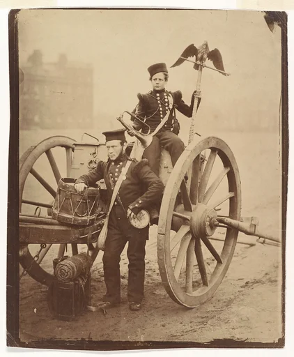 Trumpeter Gritten and Trumpeter Lang at Woolwich
