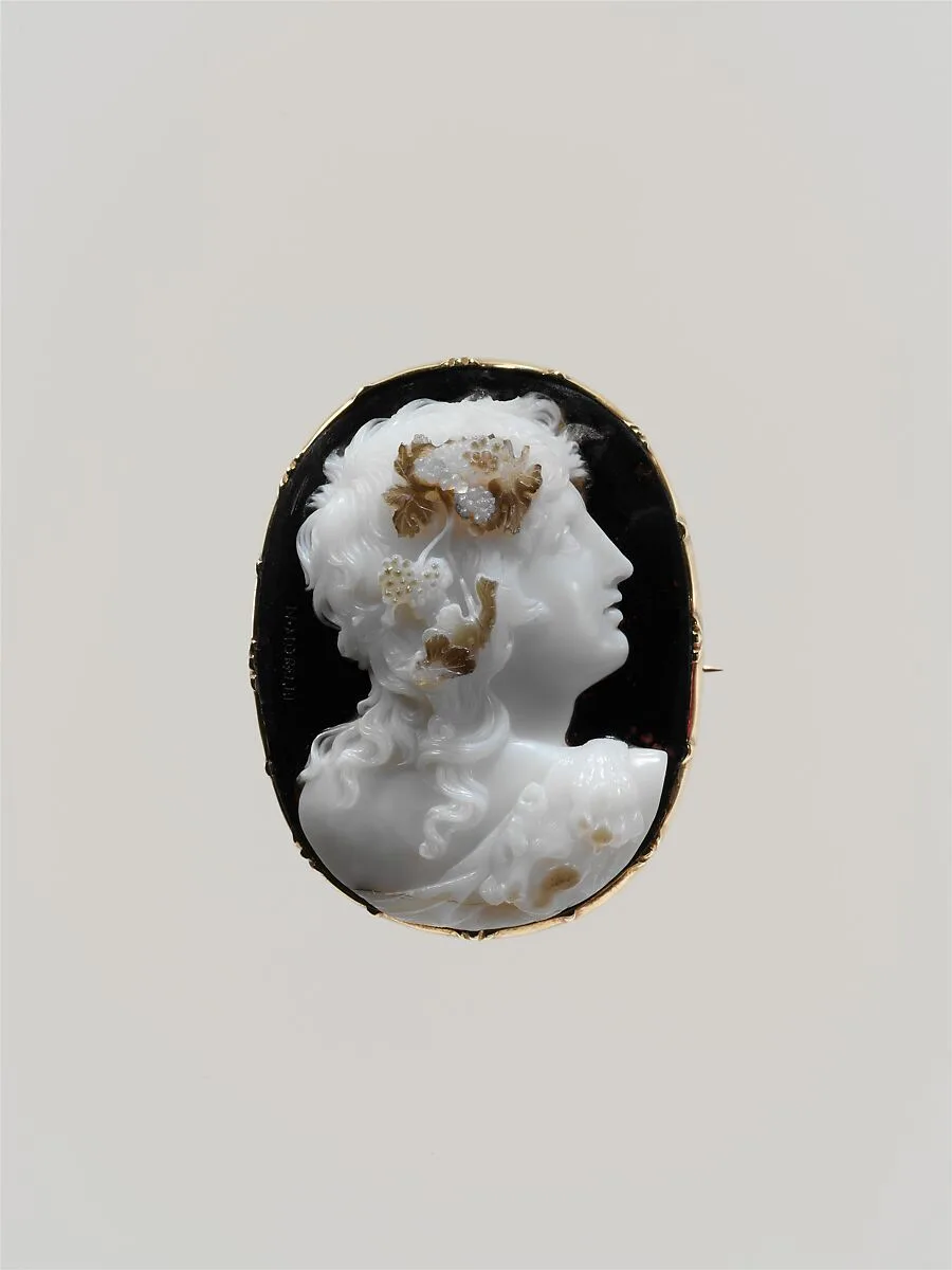 Bust of a bacchante — Nicola Morelli