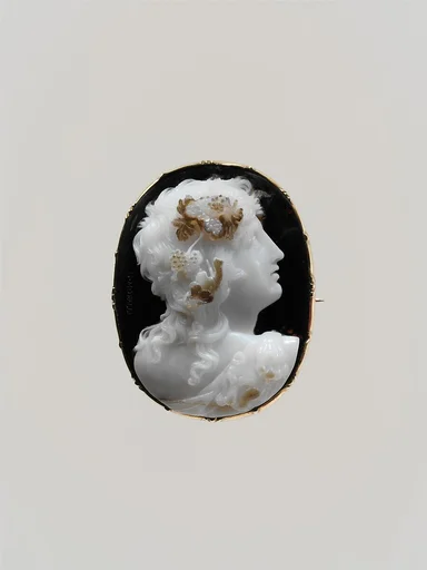Bust of a bacchante