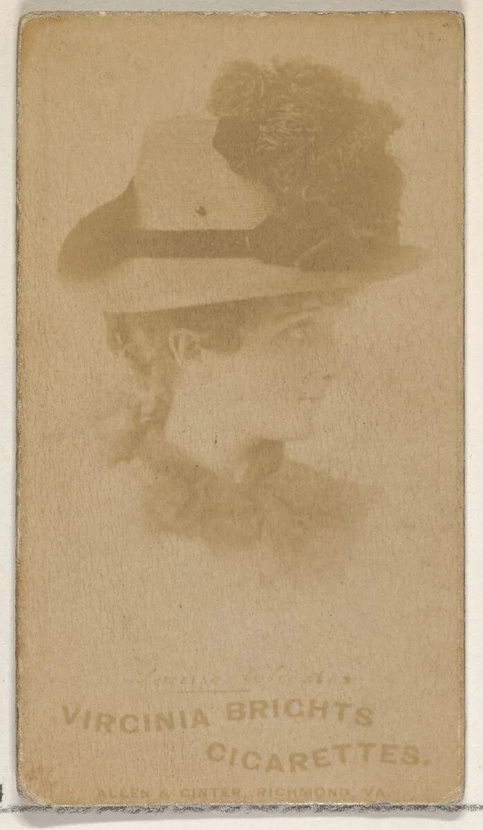From the Actors and Actresses series (N45, Type 5) for Virginia Brights Cigarettes — Allen & Ginter