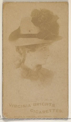 From the Actors and Actresses series (N45, Type 5) for Virginia Brights Cigarettes