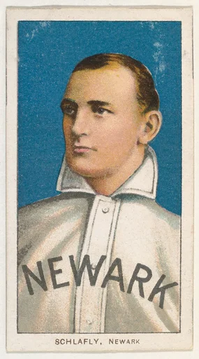 Schlafly, Newark, Eastern League, from the White Border series (T206) for the American Tobacco Company