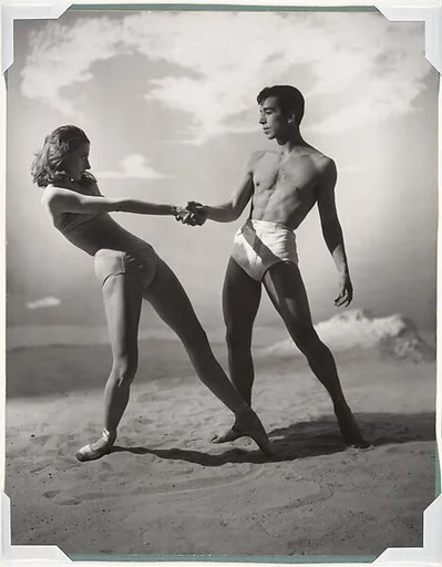 Tanaquil Le Clercq and Nicholas Magallanes in "Jones Beach"