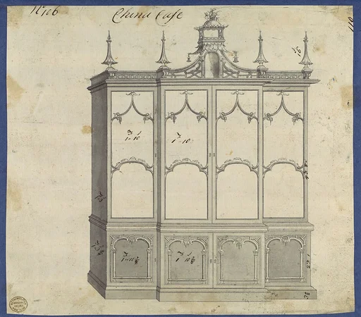 China Case, from Chippendale Drawings, Vol. II