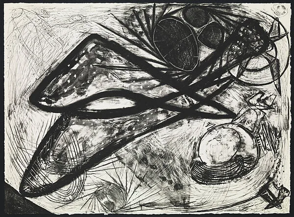 Untitled, Tam 1707 State I (6/20) — Frank Lobdell|Tamarind Lithography Workshop
