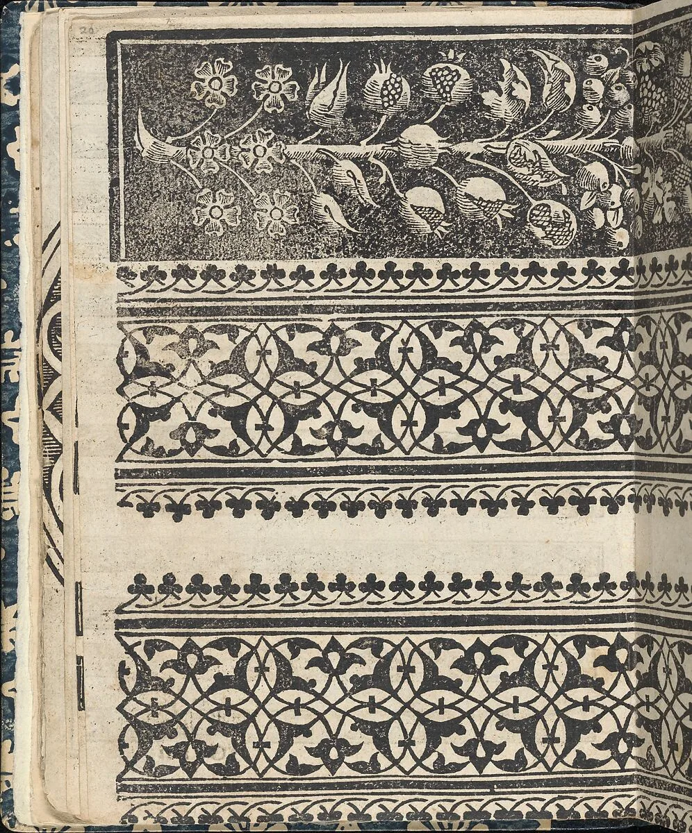 Essempio di recammi, page 20 (verso) — Giovanni Antonio di Nicolini da Sabio e i fratelli|Giovanni Antonio Tagliente