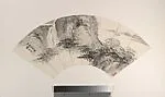 近代 錢松嵒 山水 扇面|Landscape — Qian Songyan