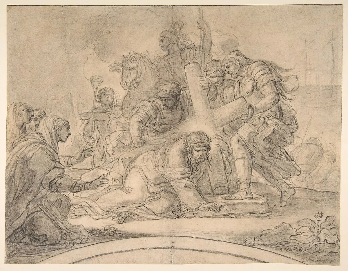 Christ Falls under the Cross — Girolamo Starace