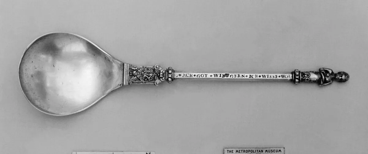 Figure-top spoon — Augustus Heyne|Hans Waidely