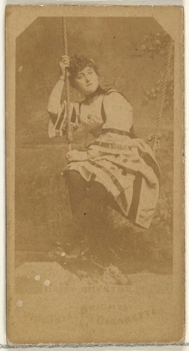 Daisy Boynton, from the Actors and Actresses series (N45, Type 1) for Virginia Brights Cigarettes — Allen & Ginter