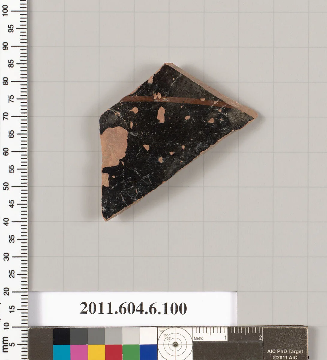 Terracotta fragment of a closed shape — Unknown