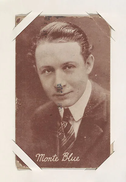 Monte Blue from Movie Stars Exhibit Cards series (W401) — Unknown