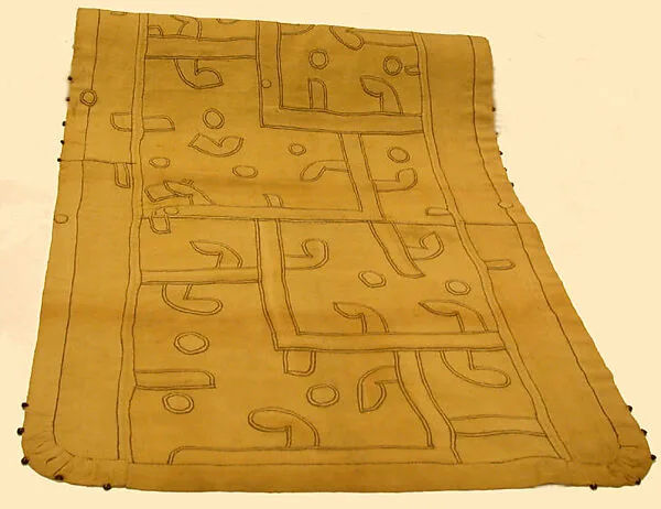 Woman's Embroidered Wrapper — Unknown